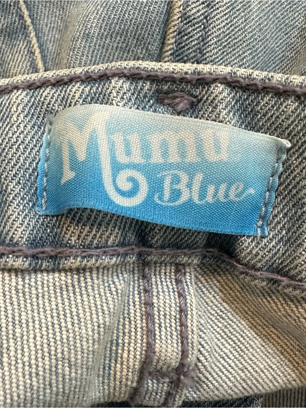 Show Me Your Mumu Woodstock Flare Bell Bottom Jeans Size 28 Echo Wash - Picture 10 of 13